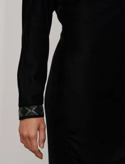 Damen Cocktailkleid aus Samt