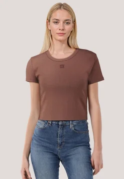 Damen Cropped T-Shirt DELANOR Slim Fit