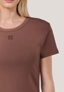 Damen Cropped T-Shirt DELANOR Slim Fit