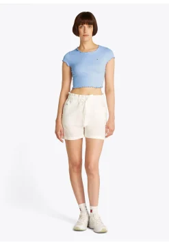 Damen Cropped-Shirt