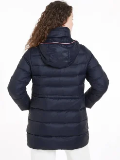 Damen Daunenjacke mit Kapuze MW DOWN FUNNEL Relaxed Fit