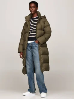 Damen Daunenmantel LONGLINE wasserabweisend