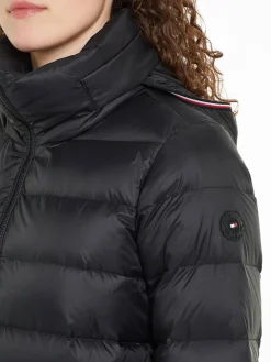 Damen Daunenmantel mit Kapuze LONGLINE