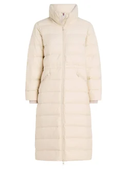 Damen Daunenmantel mit Kapuze LONGLINE