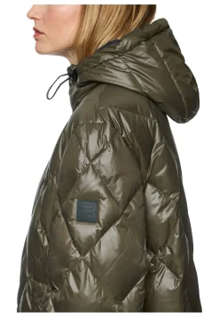 Damen Daunenmantel mit Kapuze
