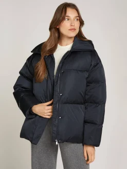Damen Daunensteppjacke Oversized Fit