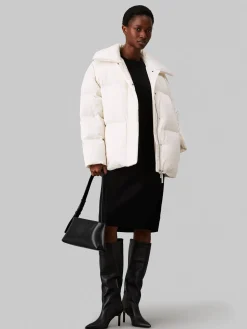 Damen Daunensteppjacke Oversized Fit