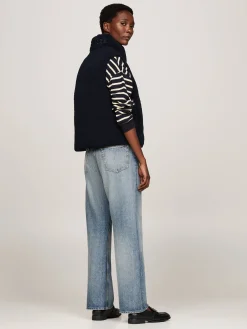 Damen Daunenweste mit Teddy-Fleece