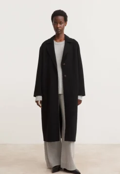 Damen Doubleface-Mantel Kaschmir und Schurwolle DYNA Oversized Fit