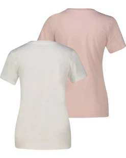 Damen 2er Pack T-Shirt MONOGRAM SLIM TEE