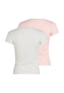 Damen 2er Pack T-Shirts Slim Fit