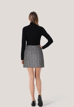 Damen Faltenrock mini RATIRA-1