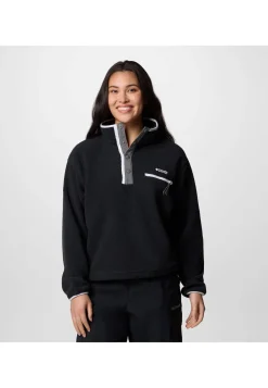 Damen Fleecepullover HELVETIA II CROPPED HALF SNAP FLEECE