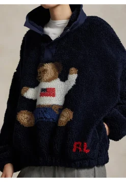 Damen Fleecepullover mit Polo Bear