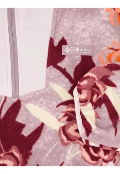 Damen Fleecepullover SEQUOIA GROVE PRINTED HALF ZIP