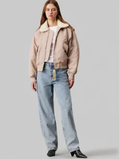 Damen Fliegerjacke aus Satin AVIATOR Relaxed Fit