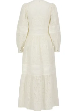 Damen Freizeitkleid mit Lochstickerei C_DABRODY