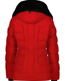 Damen Funktionsjacke BELVITESSE mit abnehmbarem Kunstpelz