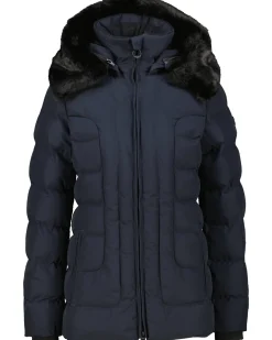 Damen Funktionsjacke BELVITESSE mit abnehmbarem Kunstpelz