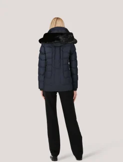 Damen Funktionsjacke BELVITESSE mit abnehmbarem Kunstpelz