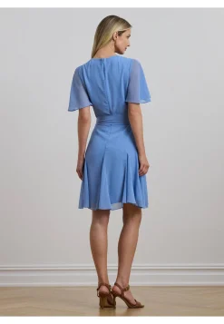 Damen Georgette-Kleid mit recyceltem Polyester