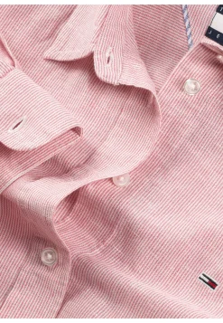 Damen Hemdbluse aus Baumwolle und Leinen