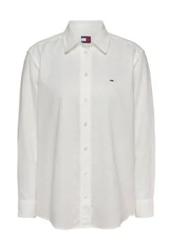 Damen Hemdbluse aus Baumwolle und Leinen