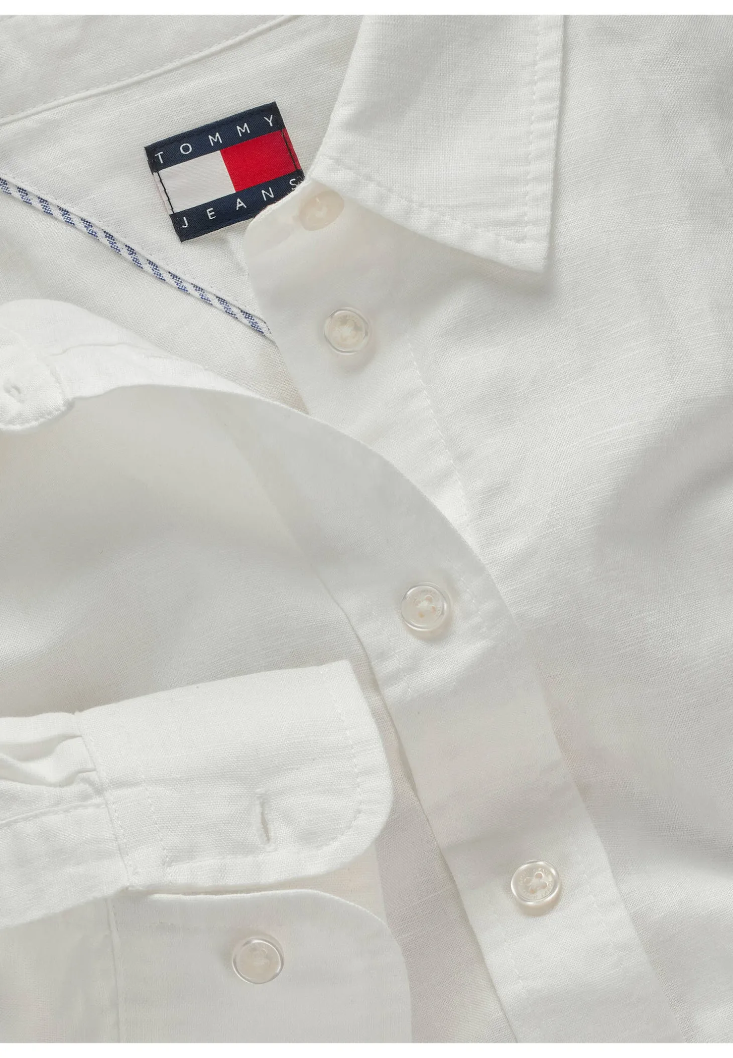 Damen Hemdbluse aus Baumwolle und Leinen