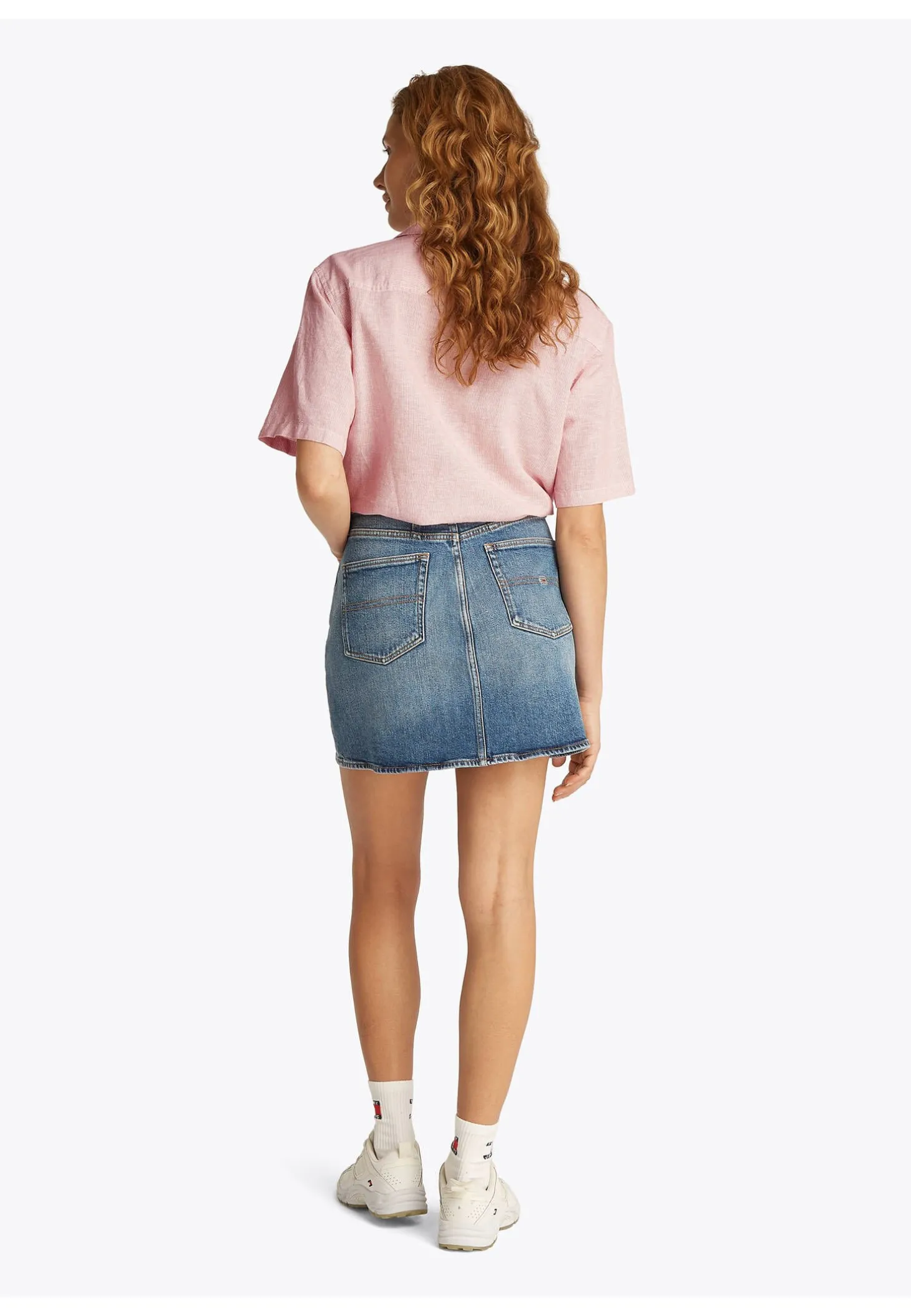 Damen Hemdbluse aus Baumwolle und Leinen