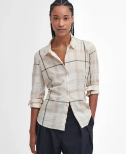 Damen Hemdbluse aus Baumwolle BREDON Langarm