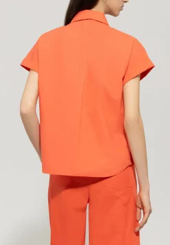 Damen Hemdbluse aus Baumwolle