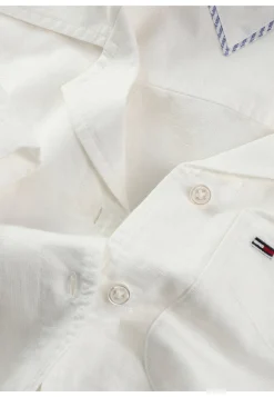 Damen Hemdbluse aus Baumwolle und Leinen