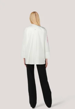 Damen Hemdbluse aus Bio-Baumwolle Oversized Fit