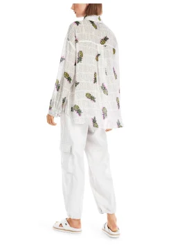 Damen Hemdbluse aus Ramie