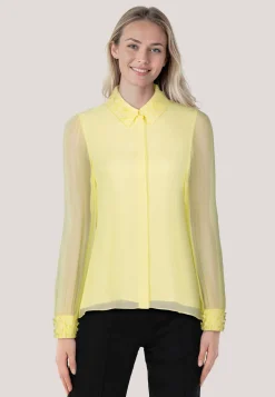 Damen Hemdbluse aus zartem Viskose-Crepe