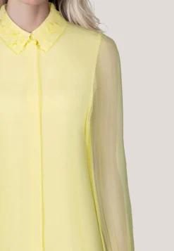 Damen Hemdbluse aus zartem Viskose-Crepe