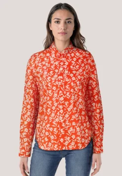 Damen Hemdbluse mit floralem Print