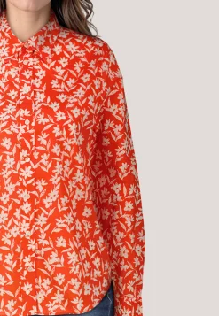 Damen Hemdbluse mit floralem Print
