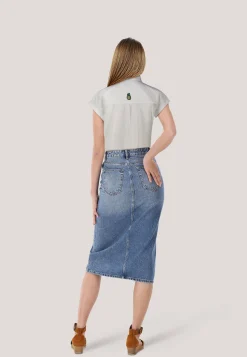 Damen Hemdbluse RETHINK TOGETHER Relaxed Fit