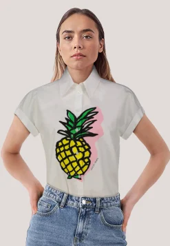 Damen Hemdbluse RETHINK TOGETHER Relaxed Fit