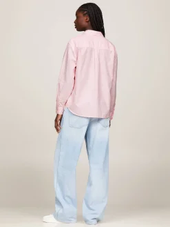 Damen Hemdbluse TJW BOXY STRIPE LINEN SHIRT Langarm