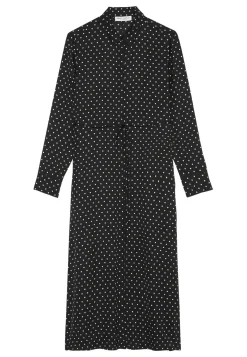 Damen Hemdblusenkleid aus Viskose-Twill Regular Fit