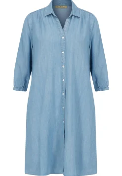 Damen Hemdblusenkleid aus Lyocell
