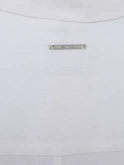 Damen Hemdblusenkleid mit Leinen Relaxed Fit