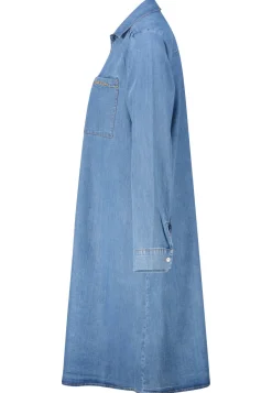 Damen Hemdblusenkleid mit Lyocell