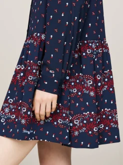 Damen Hemdblusenkleid TJY FLORAL MIX MINI SHIRT DRESS