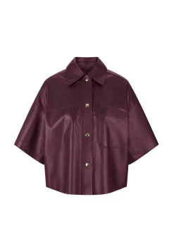 Damen Hemdjacke aus Lammleder