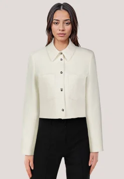 Damen Hemdjacke mit einer Bouclé-Struktur ANOUKA Regular Fit