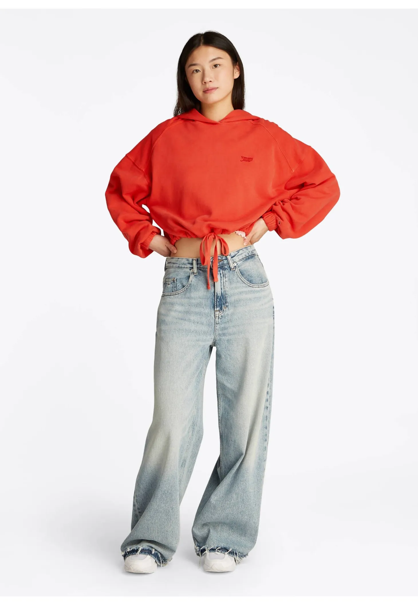 Damen Hoodie Cropped Fit