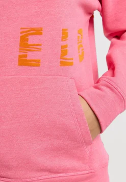 Damen Hoodie in Melange-Optik NORDIKA